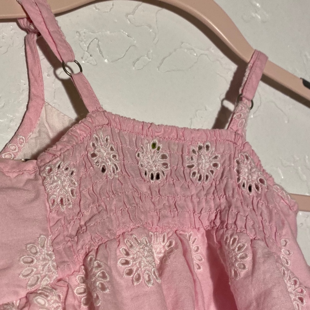 Garnet Hill Kids pink dress, size 2 - Picture 3 of 6